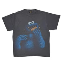 SESAME STREET COOKIE MONSTER BLACK OUT CHANGES LARGE 4645