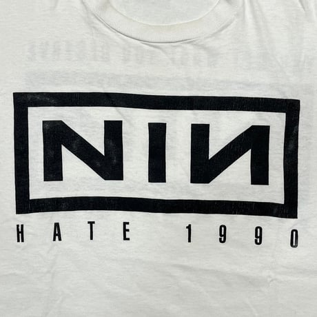 NINE INCH NAILS HATE 1990 FRUIT OF THE LOOM XL 2754