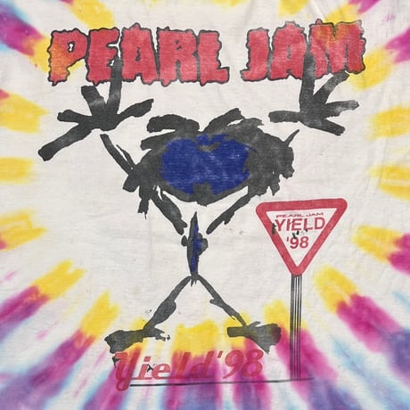 PEARL JAM YIELD 1998 TIEDYE FRUIT OF THE LOOM 6445