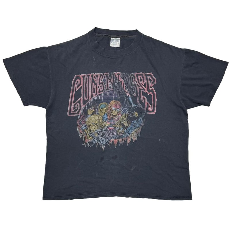 値下げ★Guns N' Roses★1989年製 GUNS N' ROSES 1988 WELCOME TO THE JUNGLE RAGLAN