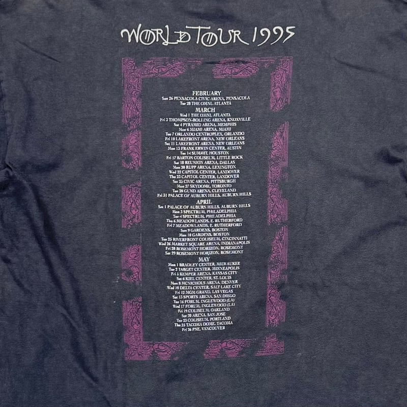 JIMMY PAGE & ROBERT PLANT WORLD TOUR 1995 WINTE