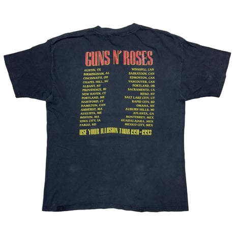 GUNS N' ROSES USE YOUR ILLUSION TOUR 1991-1993 BROCKUM XL 6089