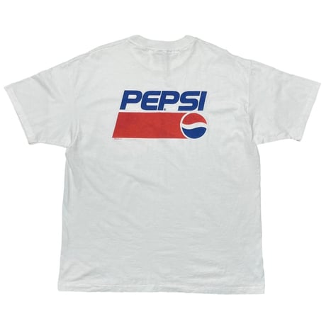 PEPSI BACK LOGO WHITE HANES XL 9104