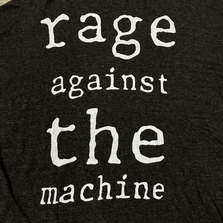 RAGE AGAINST THE MACHINE BURNING MONK ITALIAN BOOTLEG LS GREY FITS XL 1983