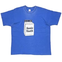 SONIC YOUTH WASHING MACHINE BACK RED TEXT BLUE FRUIT OF THE LOOM XL 8624
