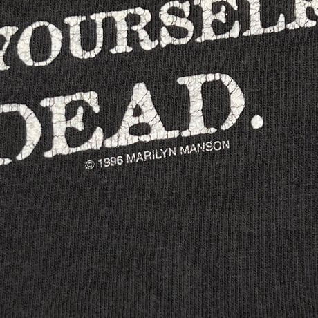 MARILYN MANSON 1996 SUICIDE YOU MIGHT AS WELL KILL YOURSELF YOU'RE ALREADY DEAD WINTERLAND XL 6966