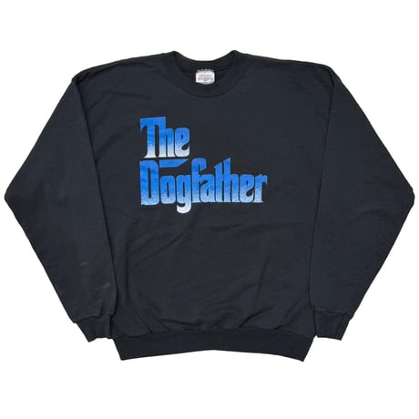 OLD&VINTAGE THE DOGG FATHER CREWNECK SWEAT HANES LARGE 3940