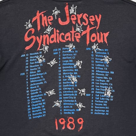 BON JOVI THE JERSEY SYNDICATE TOUR 1989 FITS LARGE 2011