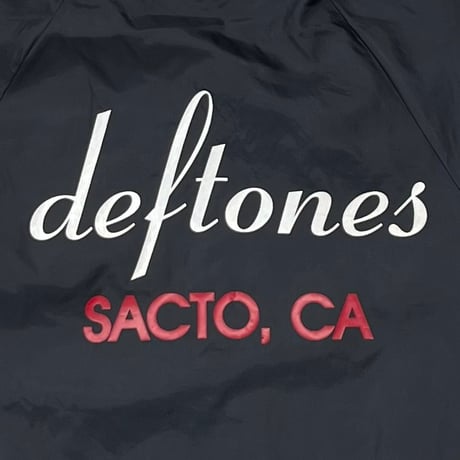 DEFTONES SACTO CA COACHES JACKET BLACK LARGE 6950