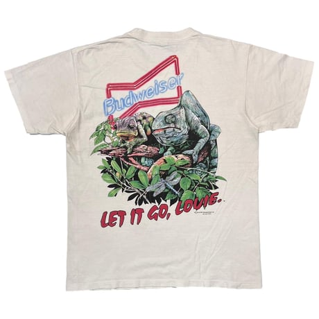 Budweiser CHAMELEON POCKET PRINT 1997 LET IT GO, LOUIE WHITE anvil LARGE 6583