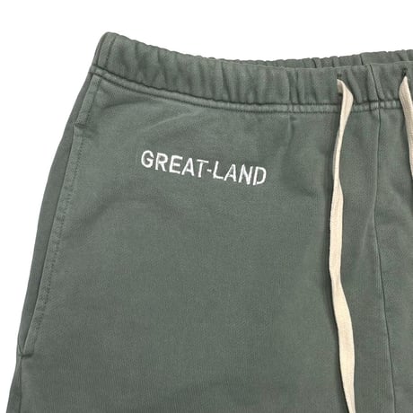 greatLAnd ORIGINAL FLARE SWEAT PANT REXY LIBERTY GREEN
