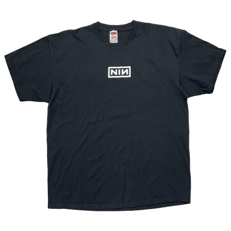 NINE INCH NAILS BOX LOGO Y2K FRUIT OF THE LOOM XXL 5574