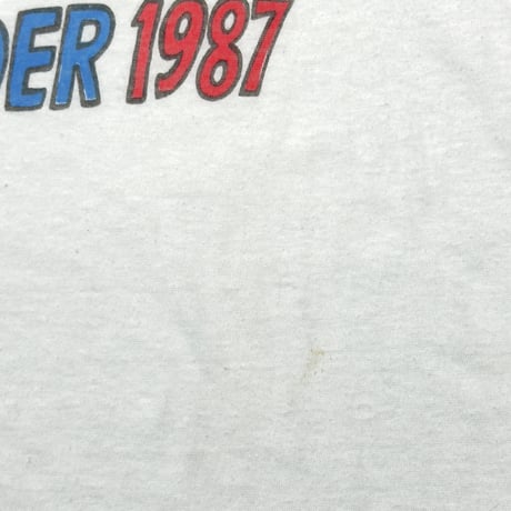 DAVID BOWIE WORLD TOUR GLASS SPIDER 1987 WHITE OSFA FITS XL 5065