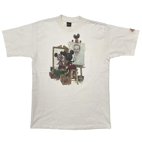 DISNEY VINTAGE MICKEY MOUSE NORMAN ROCKWELL PARODY NATURAL XL 8155