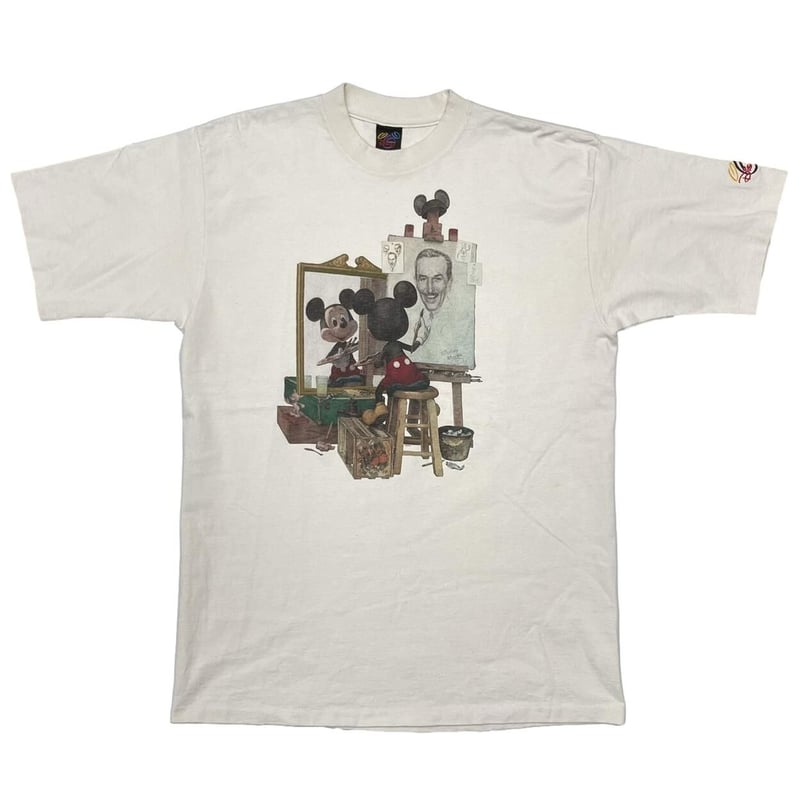 VINTAGE NORMAN ROCKWELL × MICKEY Tシャツ