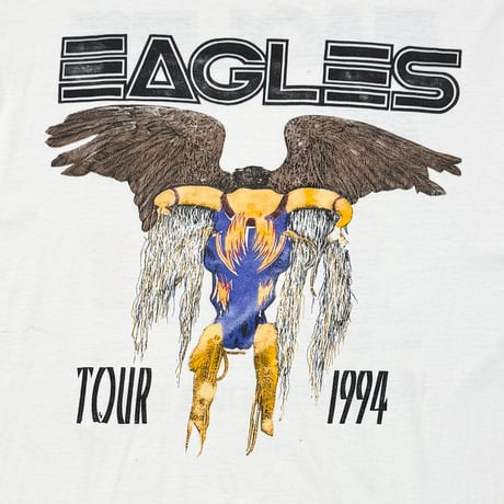 EAGLES TOUR 1994 HELL FREEZES OVER TOUR WHITE TULTEX XL 9855