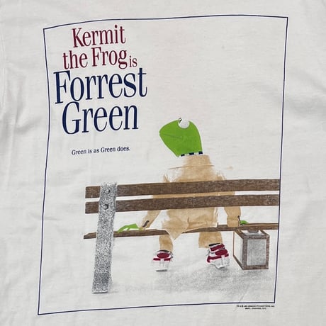 KERMIT FORREST GREEN FORREST GUMP PARODY CHANGES LARGE 9113
