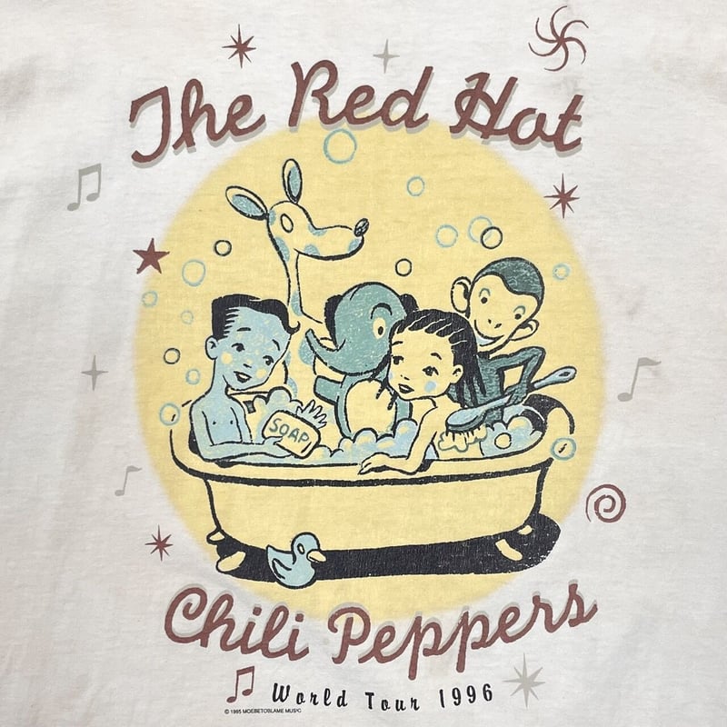 RED HOT CHILI PEPPERS WORLD TOUR 1995 NATURAL F