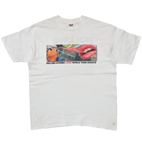 ROLLING STONES LICS WORLD TOUR 2002/2003 WHITE ANVIL LARGE 0627