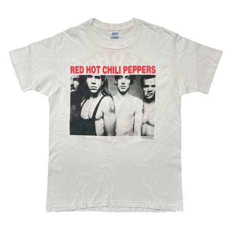 RED HOT CHILI PEPPERS RHCP 1990 PORTRAIT WHITE ANVIL XL 6721