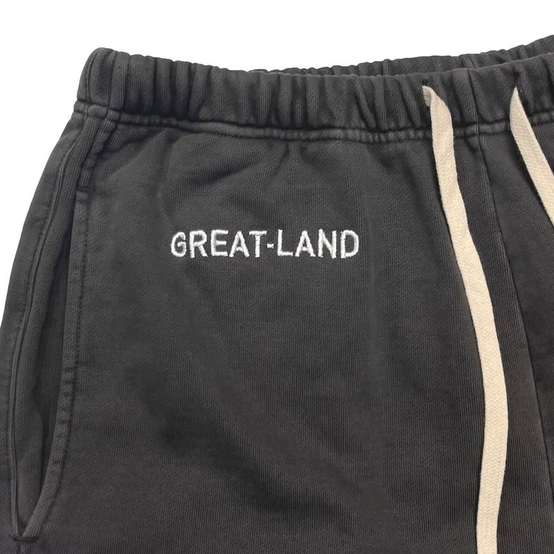greatLAnd ORIGINAL FLARE SWEAT PANT REXY BLACK greatLAnd ORIGINAL FLARE SWEAT PANT REXY BLACK