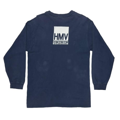 blink-182 HMV 333 YOUNG LS NAVY HANES MEDIUM 8409