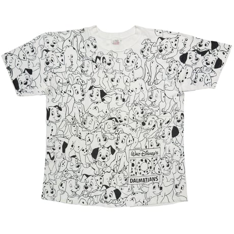 DISNEY VINTAGE 101 DALMATIANS OVP WHITE FITS XL 7363