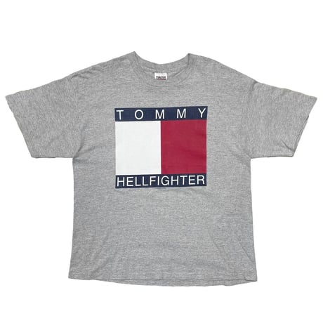 OLD&VINTAGE TOMMY HELLFIGHTER TOMMY HILFIGER PARODY GREY TILTEX XL 9107