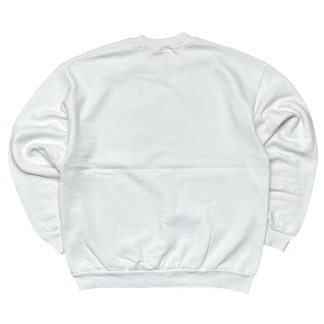 THE DOORS JIM MORRISON RED TEXT PORTRAIT CREWNECK SWEAT WHITE SCREEN STARS LARGE 7350