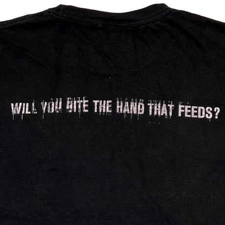 NINE INCH NAILS WAVEFORM WILL YOU BITE THE HAND THAT FEEDS ? giant XL 5110