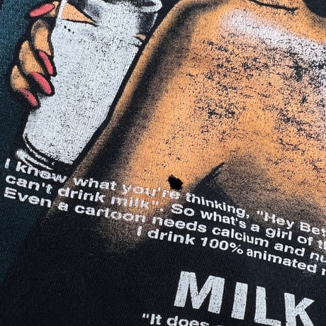 BETTY BOOP MILK "It does a Boop good !" ALL SPORT XL 8698
