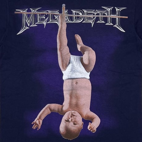 MEGADETH 1994 YOUTHANASIA NAVY giant BY TEE JAYS LARGE 7720