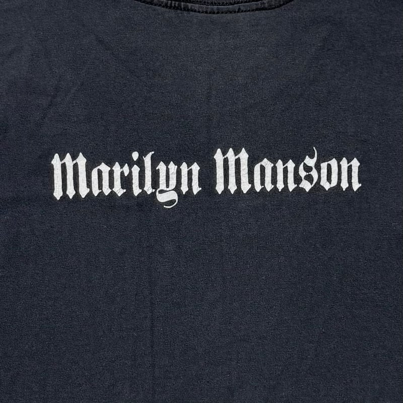 ミュージシャン MARILYN MANSON got violence? Vintage Marilyn Manson Got Violence? Long Sleeve Band Tee