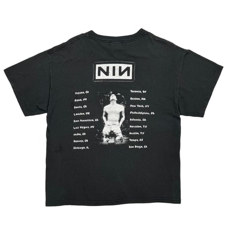 NINE INCH NAILS BOX LOGO BACK I WANT TO FUCK YOU LIKE AN ANIMAL DELTA MEDIUM 6259
