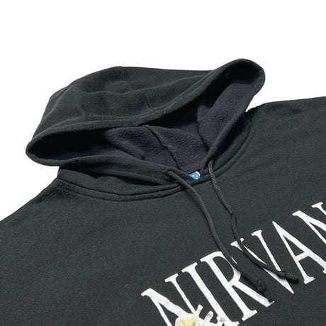 NIRVANA KURT COBAIN MEMORIAL BOOTLEG HOODIE EURO LARGE 4639