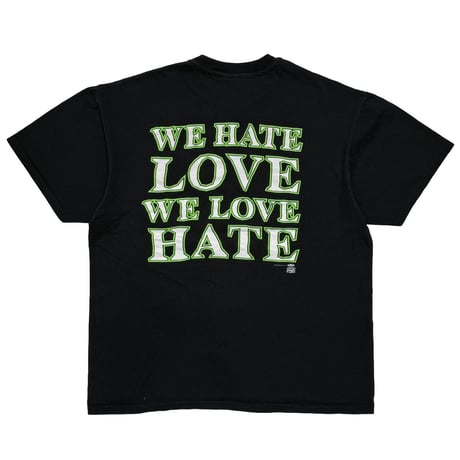 MARILYN MANSON HAND SIGN WE HATE LOVE WE LOVE HATE BACKSTAGE PASS HANES XL 5021