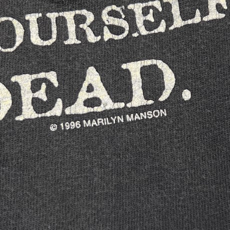 MARILYN MANSON 1996 SUICIDE YOU'RE ALREADY DEAD WINTERLAND XL FITS MEDIUM 0030