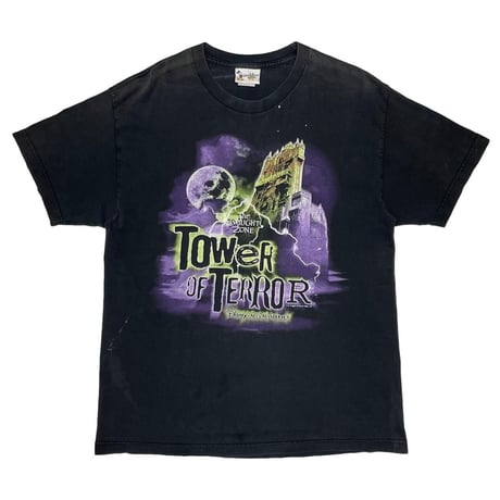 DISNEY VINTAGE THE TWILIGHT ZONE TOWER OF TERROR TEE 4363