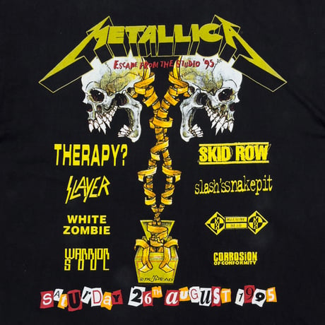 METALLICA PUSHEAD DONINGTON 1995 ESCAPE FROM THE STUDIO LARGE 8931