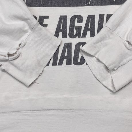 RAGE AGAINST THE MACHINE NUNS & GUNS LS WHITE LARGE 0972