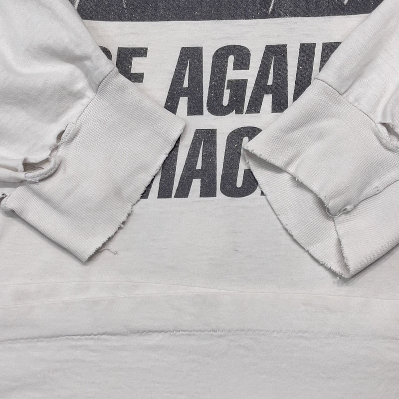 RAGE AGAINST THE MACHINE NUNS & GUNS LS WHITE L