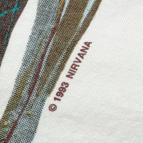 NIRVANA 1993 IN UTERO WHITE DELTA XL 0006