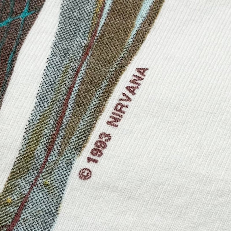 NIRVANA 1993 IN UTERO WHITE DELTA XL 0006 | gre