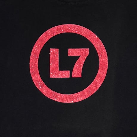 L7 CIRCLE GLITTER LOGO RED TULTEX XL 5465