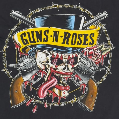 GUNS N' ROSES 1990 SKULL GN'R FITS L-XL 8551
