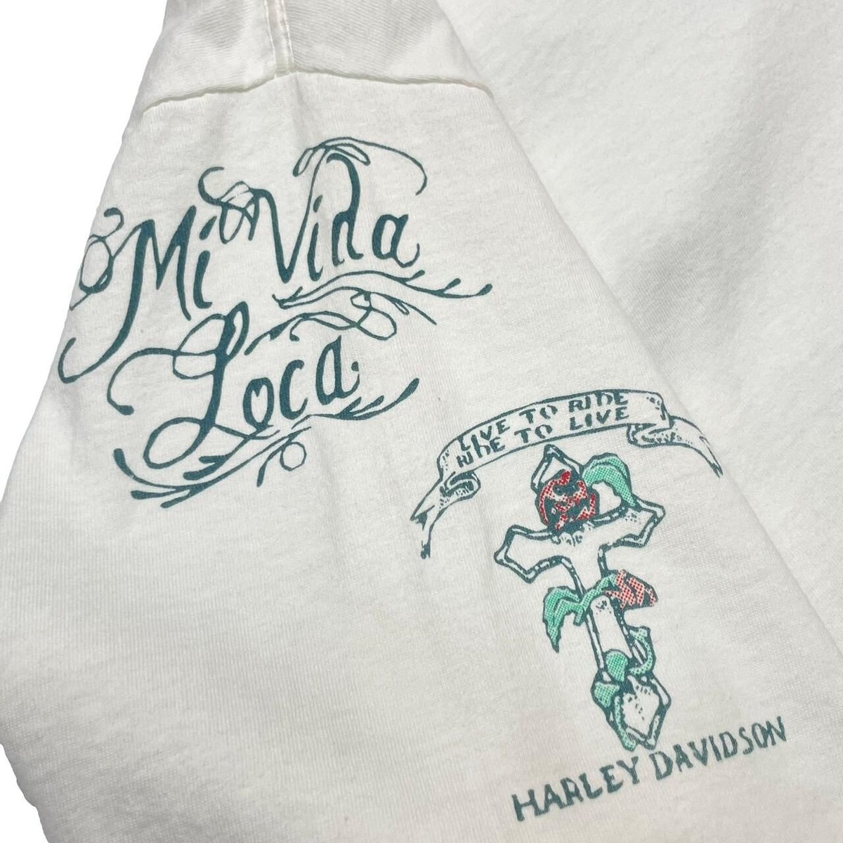 DENNIS RODMAN TATTOO LS TEE WHITE LARGE 0041 |