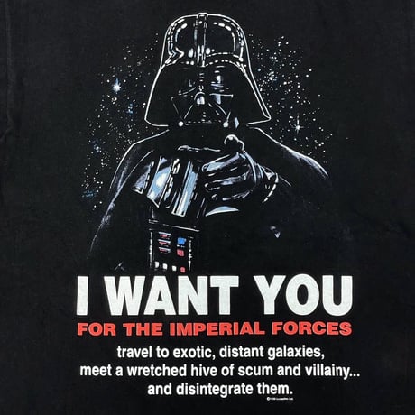 STAR WARS DARTH VADER I WANT YOU CHANGES XL 0596