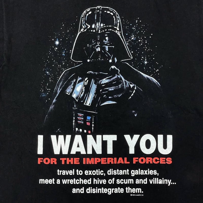 STAR WARS DARTH VADER I WANT YOU CHANGES XL 059