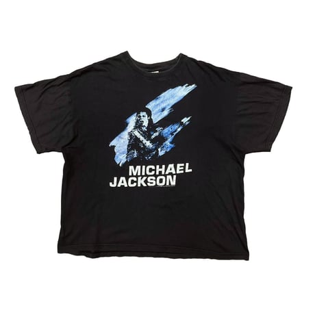 MICHAEL JACKSON EUROPE BOOTLEG TEE BLACK FIT LIKE LARGE 5148