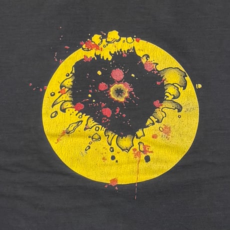 OLD & VINTAGE GUN SHOT SMILE FADED BLACK GILDAN XL 5570